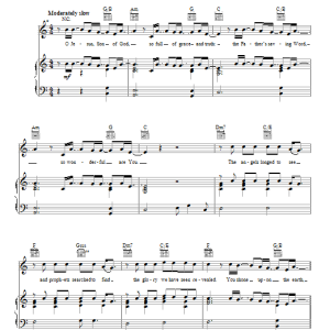 Matt Redman Light Of The World Musik Noten - Piano, Vocal & Guitar Chords - 86392-0