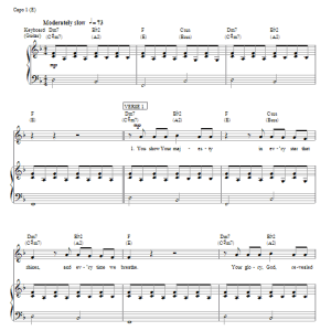 Matt Redman Magnificent Musik Noten - Piano, Vocal & Guitar Chords - 84924-0