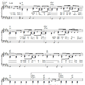 Matt Redman Nothing But The Blood Musik Noten - Piano, Vocal & Guitar Chords - 56667-0