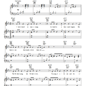 Matt Redman The Father's Song Musik Noten - Piano, Vocal & Guitar Chords - 52685-0