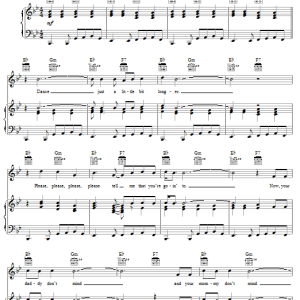 Maurice Williams Stay Musik Noten - Piano, Vocal & Guitar Chords - 22666-0