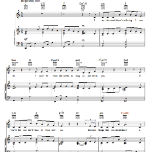 Michael Crawford She Used To Be Mine Musik Noten - Piano, Vocal & Guitar Chords - 74881-0