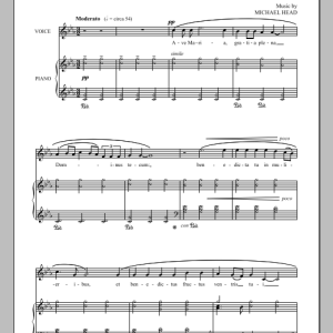 Michael Head Ave Maria Musik Noten - Piano & Vocal - 90962-0