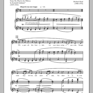 Michael Head The Carol Of The Field Mice Musik Noten - Piano & Vocal - 90142-0