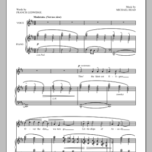 Michael Head The Ships Of Arcady Musik Noten - Piano & Vocal - 90260-0