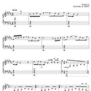 Michael W. Smith Freedom Battle Musik Noten - Piano Solo - 20082-0