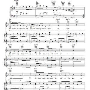 Mike Stoller Saying Goodbye Musik Noten - Piano, Vocal & Guitar Chords - 88444-0