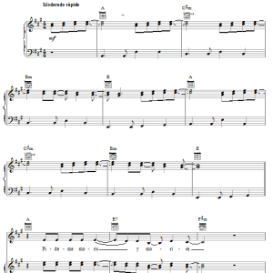 Milly Quezada Pideme Musik Noten - Piano, Vocal & Guitar Chords - 65348-0