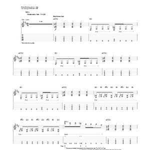 Ministry The Dick Song Musik Noten - Guitar Tab - 150082-0
