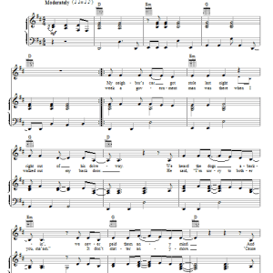 Miranda Lambert Time To Get A Gun Musik Noten - Piano, Vocal & Guitar Chords - 80453-0