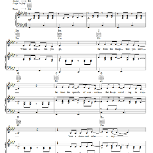 Natalie Merchant Motherland Musik Noten - Piano, Vocal & Guitar Chords - 76519-0