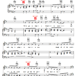 Neil Diamond A Mission Of Love Musik Noten - Piano, Vocal & Guitar Chords - 19986-0