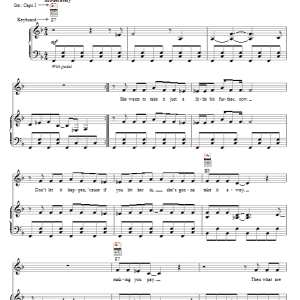 Neil Diamond Don't Go There Musik Noten - Piano, Vocal & Guitar Chords - 68137-0