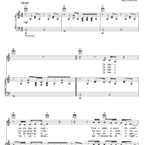 Neil Diamond Oh Mary Musik Noten - Piano, Vocal & Guitar Chords - 54787-0