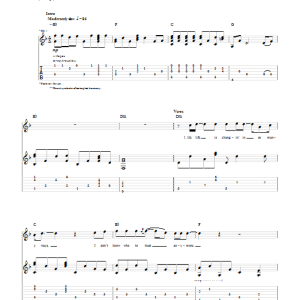 Neil Young A Man Needs A Maid Musik Noten - Guitar Tab - 72191-0