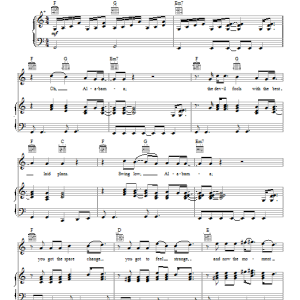 Neil Young Alabama Musik Noten - Piano, Vocal & Guitar Chords - 68330-0