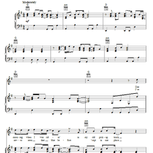 Neil Young Beautiful Bluebird Musik Noten - Piano, Vocal & Guitar Chords - 65653-0