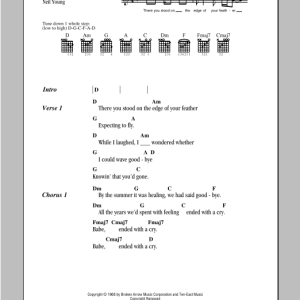 Neil Young Expecting To Fly Musik Noten - Guitar Chords/Lyrics - 98046-0