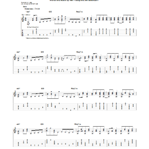 Neil Young My My, Hey Hey (Out Of The Blue) Musik Noten - Guitar Tab - 71797-0