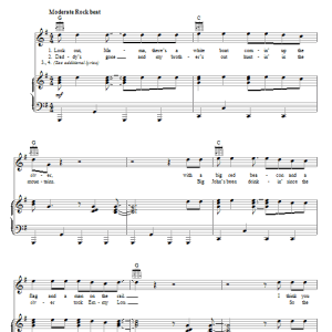 Neil Young Powderfinger Musik Noten - Piano, Vocal & Guitar Chords - 68325-0