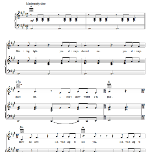 Neil Young Shining Light Musik Noten - Piano, Vocal & Guitar Chords - 65648-0
