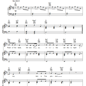 New Life Worship Here In Your Presence Musik Noten - Piano, Vocal & Guitar Chords - 62418-0
