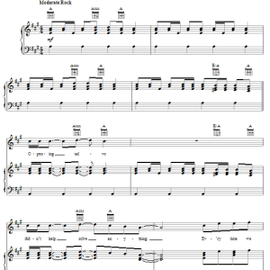Newsboys Landslide Of Love Musik Noten - Piano, Vocal & Guitar Chords - 31524-0