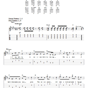 Newsboys Step Up To The Microphone Musik Noten - Easy Guitar Tab - 23928-0