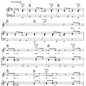 Newsboys Strong Tower Musik Noten - Piano, Vocal & Guitar Chords - 31519-0