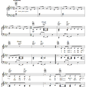 Nichole Nordeman Someday Musik Noten - Piano, Vocal & Guitar Chords - 51334-0
