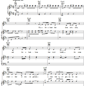 Nichole Nordeman Take Me As I Am Musik Noten - Piano, Vocal & Guitar Chords - 21595-0