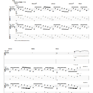 Night Ranger Goodbye Musik Noten - Guitar Tab - 64774-0