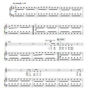 Passion All This Glory Musik Noten - Piano, Vocal & Guitar Chords - 88958-0