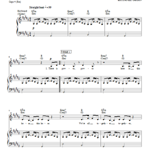 Passion Burning In My Soul Musik Noten - Piano, Vocal & Guitar Chords - 96451-0