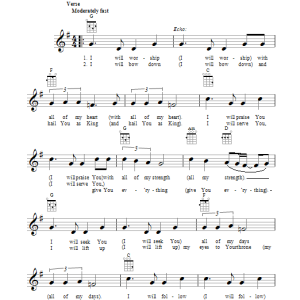 Passion You're Worthy Of My Praise Musik Noten - Ukulele - 91188-0