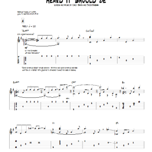 Pat Metheny That's The Way I've Always Heard It Should Be Musik Noten - Guitar Tab - 96746-0