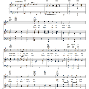 Patsy Cline Side By Side Musik Noten - Piano, Vocal & Guitar Chords - 20474-0