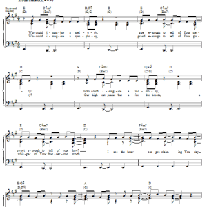 Paul Baloche A Greater Song Musik Noten - Piano, Vocal & Guitar Chords - 56880-0