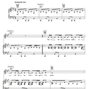 Paul Baloche All Praise And Honor Musik Noten - Piano, Vocal & Guitar Chords - 71761-0