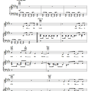Paul Baloche I See The Lord Musik Noten - Piano, Vocal & Guitar Chords - 27533-0