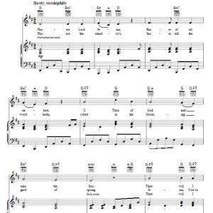 Paul Baloche My Only Crown Musik Noten - Piano, Vocal & Guitar Chords - 71755-0