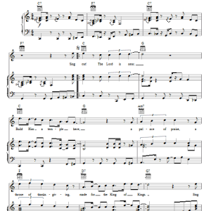 Paul Baloche Sing Out Musik Noten - Piano, Vocal & Guitar Chords - 27530-0