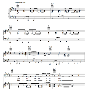 Paul Baloche Without You Musik Noten - Piano, Vocal & Guitar Chords - 71752-0