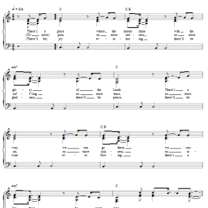 Paul Oakley Because Of You (There's A Place) Musik Noten - Piano, Vocal & Guitar Chords - 58162-0