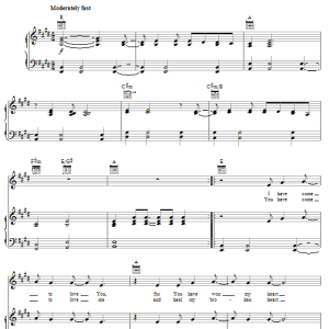 Paul Oakley I Have Come To Love You Musik Noten - Piano, Vocal & Guitar Chords - 28408-0