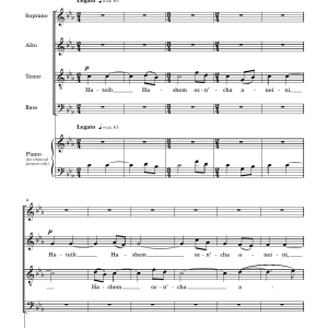 Paul Schoenfeld Psalm 86 Musik Noten - SATB Choir - 180152-0