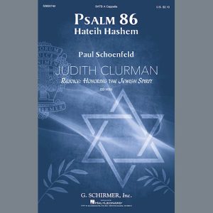 Paul Schoenfeld Psalm 86 Musik Noten - SATB Choir - 180152-thumbnail