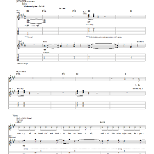 PAX217 Engage Musik Noten - Guitar Tab - 25248-0
