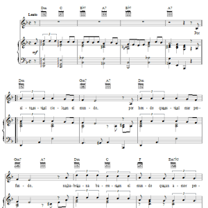 Pedro Flores Obsesion Musik Noten - Piano, Vocal & Guitar Chords - 24072-0