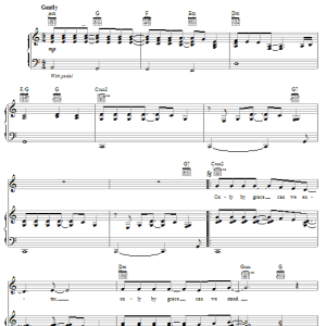 Petra Only By Grace Musik Noten - Piano, Vocal & Guitar Chords - 27470-0